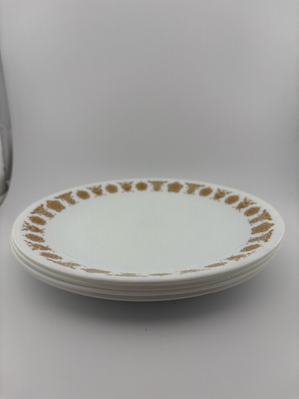 Vintage Corelle Butterfly Gold Lunch Plates - set of 4